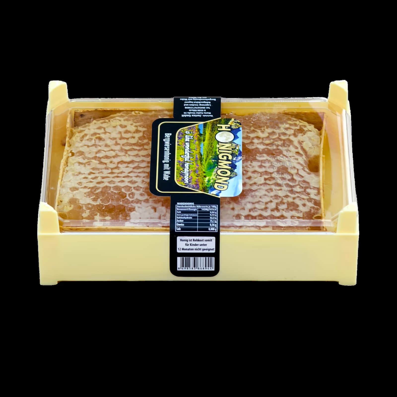 Wabenhonig Holzrahmen 400 g Nährwertangaben